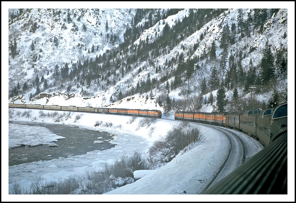 California Zephyrs Passing in the Canyon - 1968