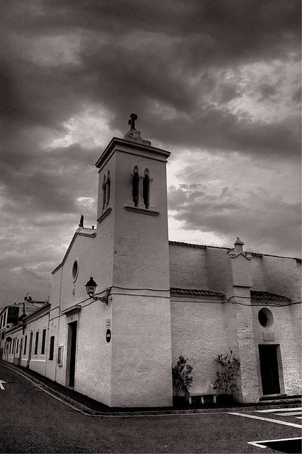 Church in Fornells (Menorca, Spain)