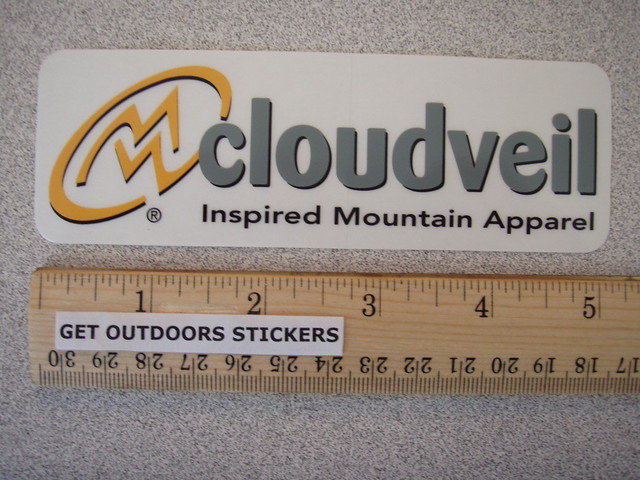 Cloudveil Rectangle Sticker Decal 