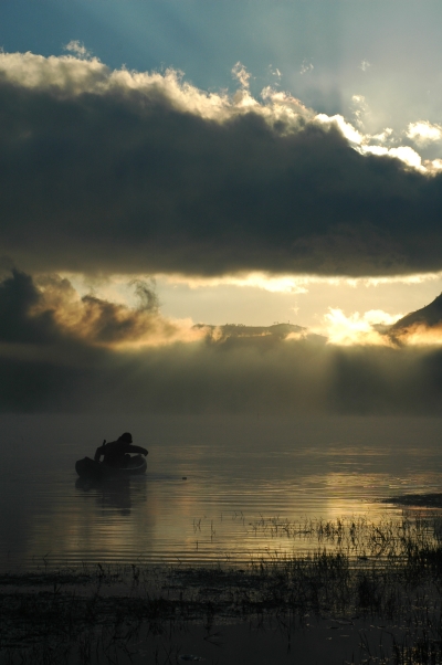 Lake Batur at dawn
