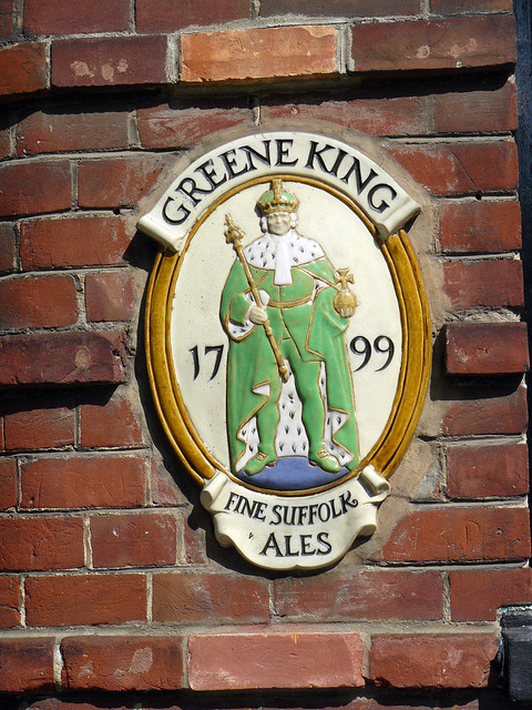 Greene King on bricks