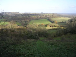 Shoulder of Mutton Hill : view north Petersfield to Liss