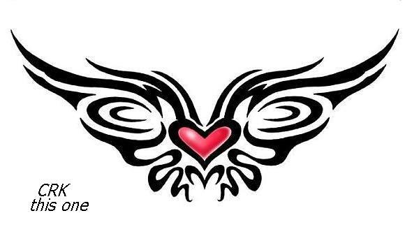 tribal angel tattoo designs  Clip Art Library