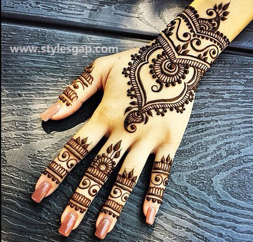 Simple Easy Eid Mehndi Designs 2016 2017 Latest Collection Flickr