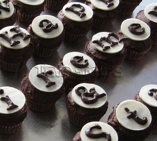 Closeup - Letter cupcakes | by Temeraire
