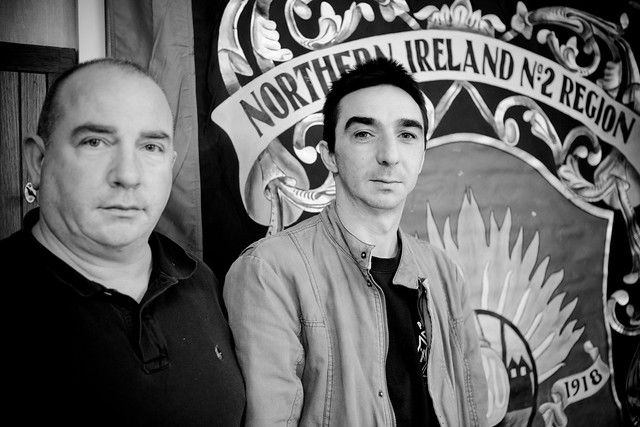 Northern Irish Fire Brigade Union Leaders قيادات نقابة رجال المطافئ بأيرلندا الشمالية