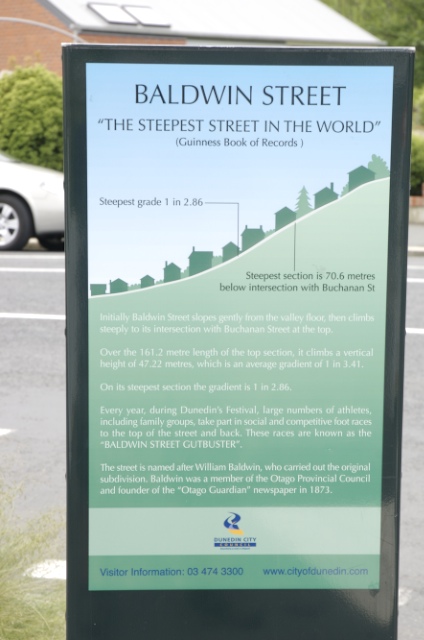 Steepest street in the world, Dunedin