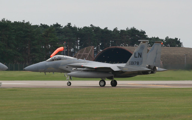 86-0178 - 1986 fiscal McDonnell Douglas F-15C Eagle, about to depart from Lakenheath