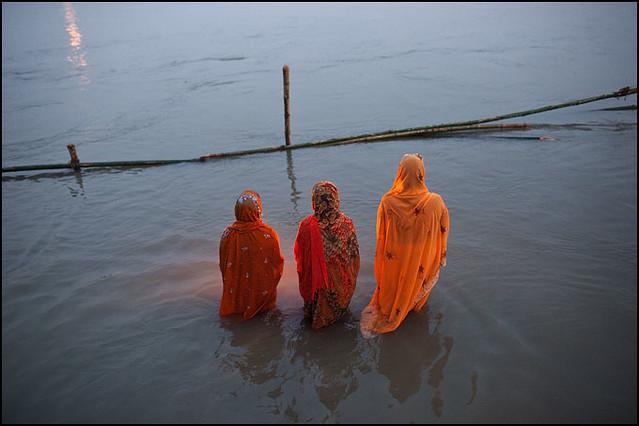 Three women. Sonepur Mela, India