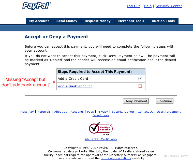 Paypal Requires Us Bank Account Cannot Accept Paypal Money Flickr