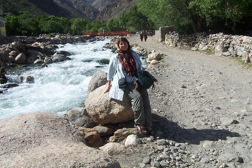 Jayne in Panjshir, Afghanistan, 2007