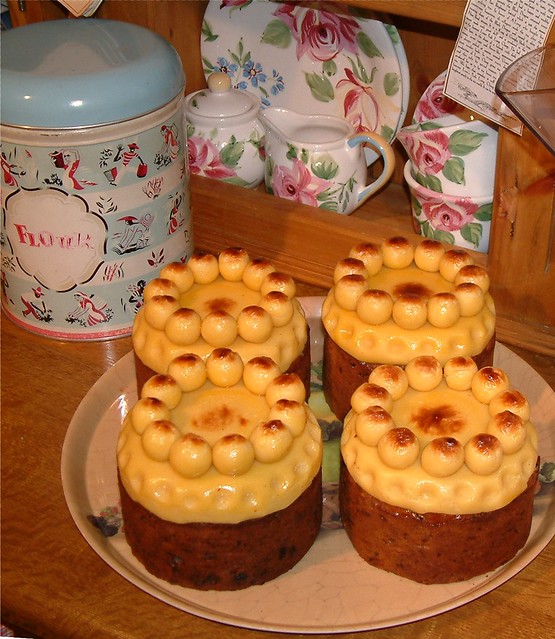 Simnel cakes Easter 2004