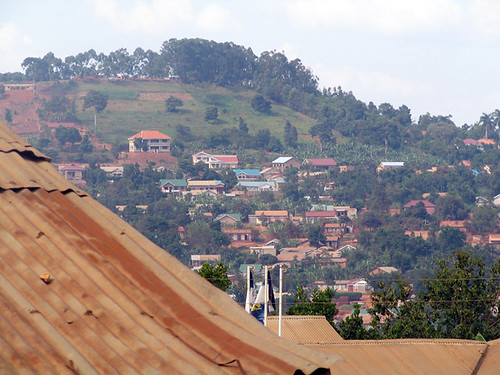 Hills above Kampala suburbs