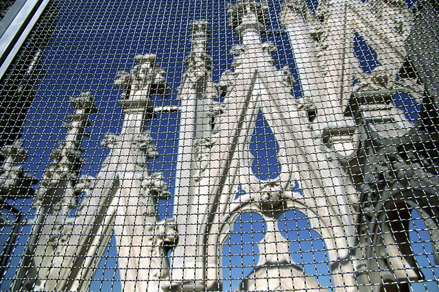 Milan Duomo - From the Rooftop - Keeping out the birds