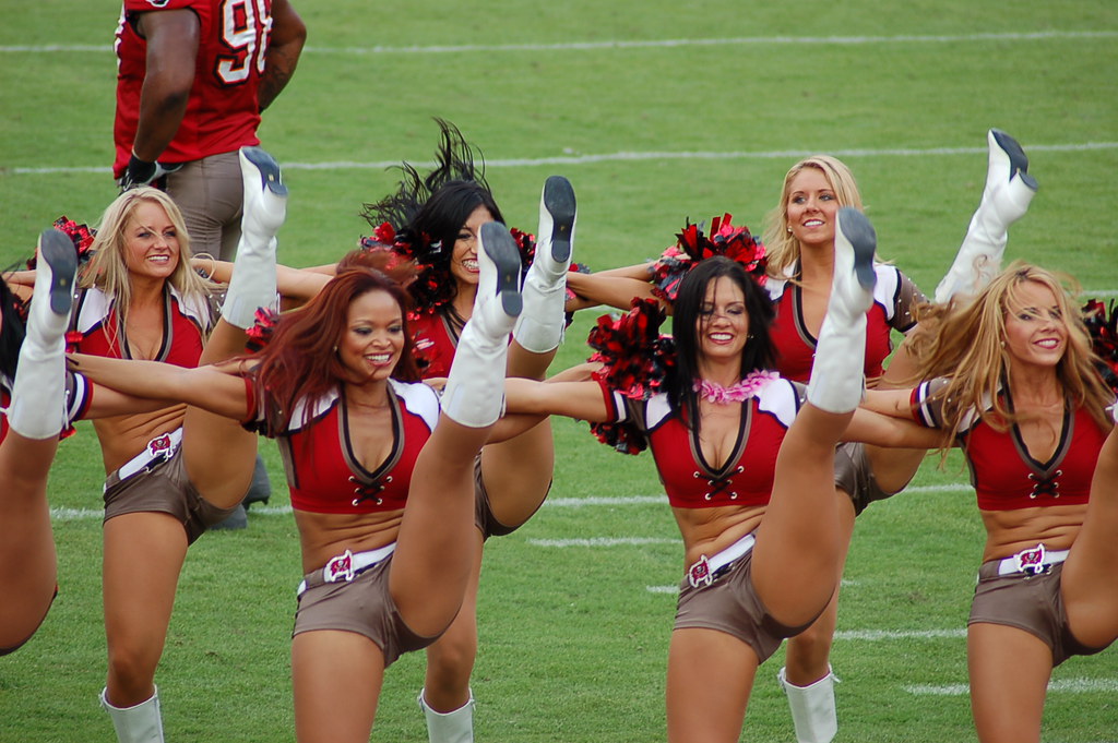 Tampa Bay cheerleaders.