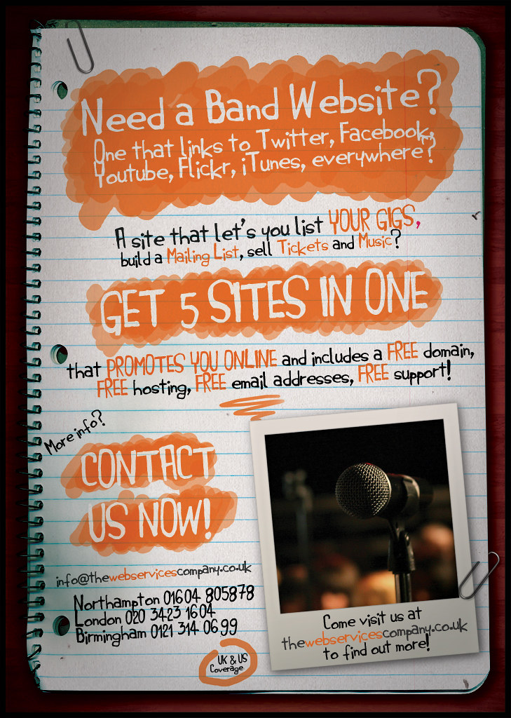 Advertisement | The advert to promote thewebservicescompany.… | The Web ...