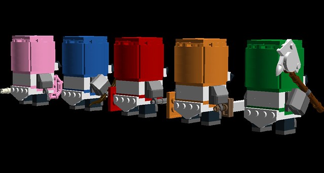 Lego Brickheadz - Castle Crashers Backs