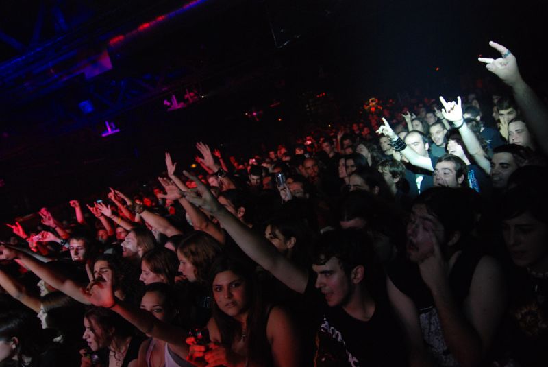 Concierto de Kamelot en Barcelona, Sala Razzmatazz