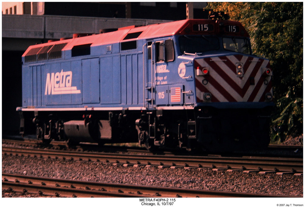 METRA F40PH-2 115 | Reproduced 35mm Slide Photo shot by my D… | Flickr