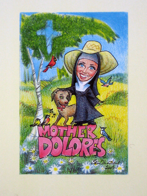 Mother Dolores Hart, Cartoon Tribute (2005) by Stephen B Whatley