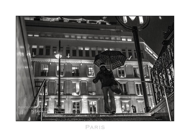 Paris n°125 - Pouring Rain
