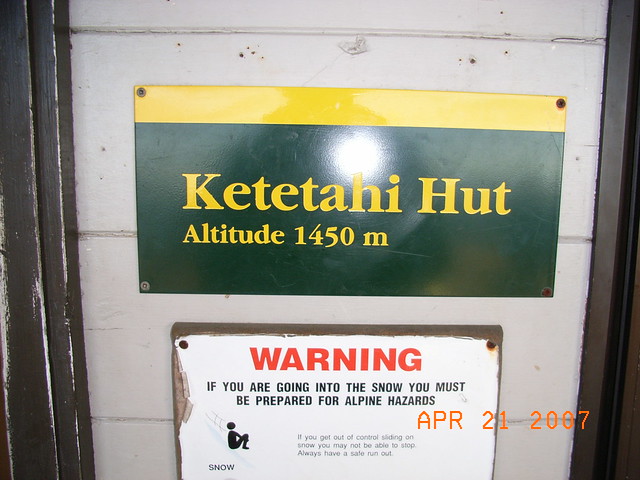 Hut Bagging - Ketetahi