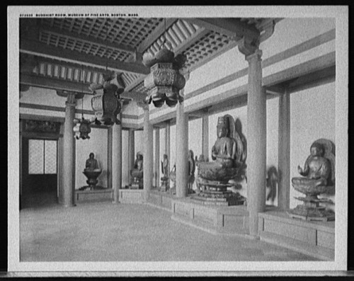 No Known Restrictions: Buddhist Room, Museum of Fine Arts, Boston, Mass. by Detroit Publishing Co., ca.1909-1920 (LOC)