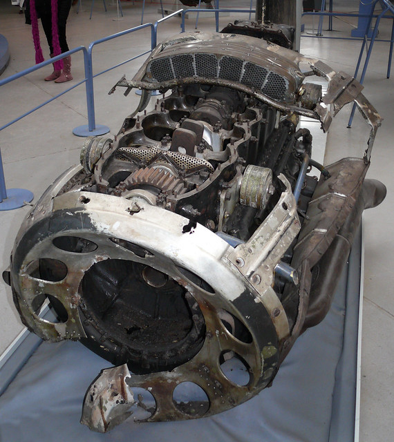 German WWII Heinkel HE 111 E engine, Duxford.