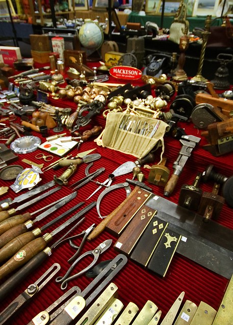 Antique tools at Greenwich Market