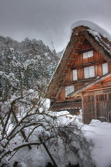 Shirakawago Japan Snow County