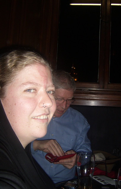 Me and Dad at 'The Scotsman' for a drink