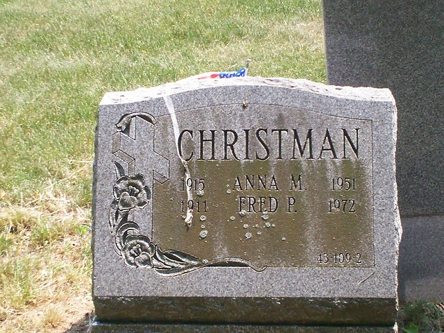 Christman Headstone