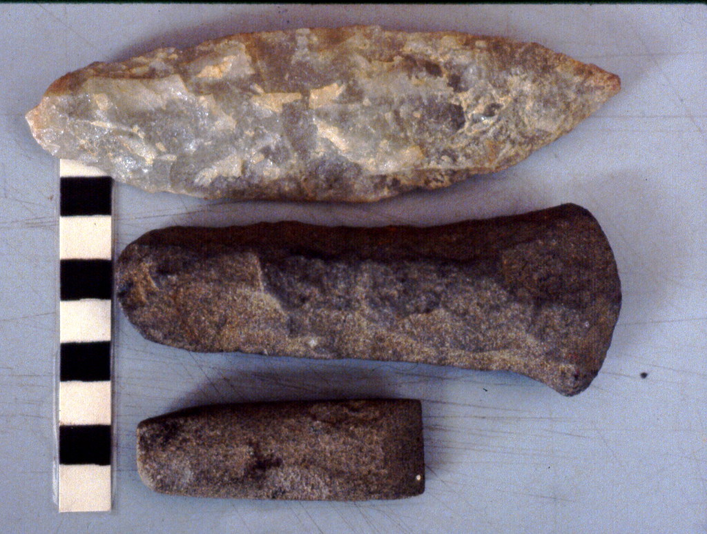 Prehistoric tools from Kissidougou, Guinée (West Africa)