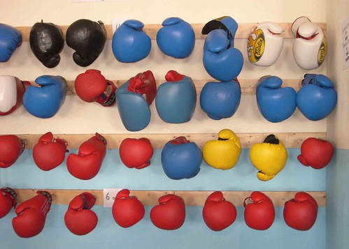 Boxing Gloves - From Gym, North West England - David Barrie - Flickr