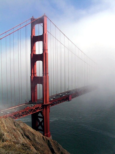 2001 Golden Gate Bridge from Marin Headlands