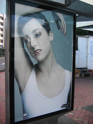 Royal New Zealand Ballet advertising billboard