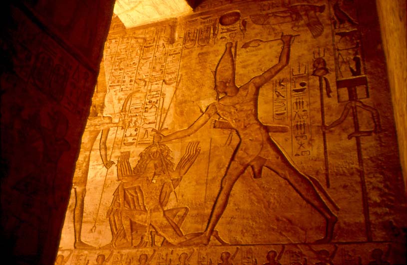 war on the walls at Abu Simbel by vfowler