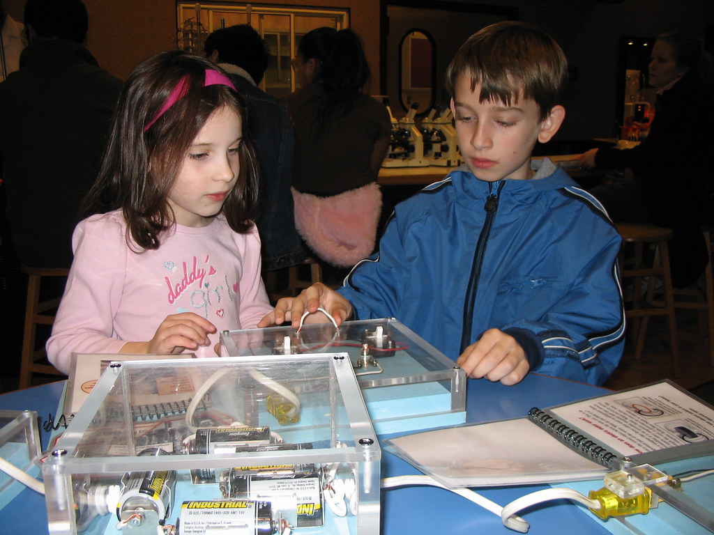 Children learning science