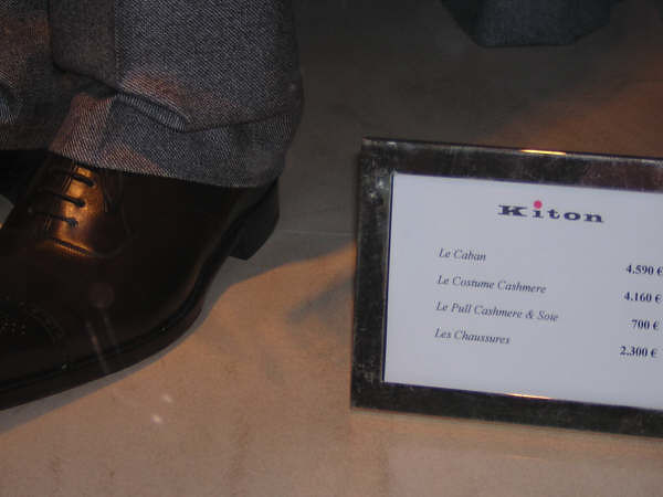 The Most Expensive Shoes - 2300 euros (for the pair)