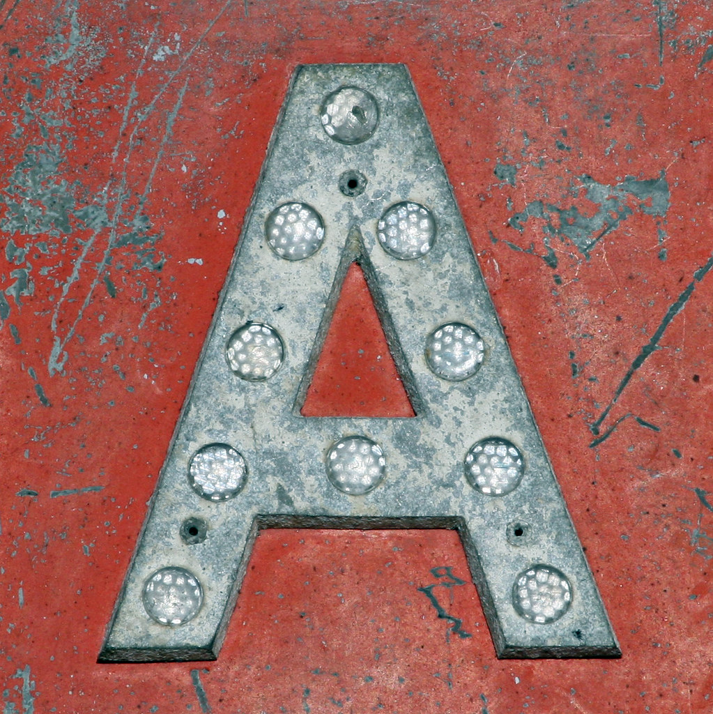 letter A - a photo on Flickriver
