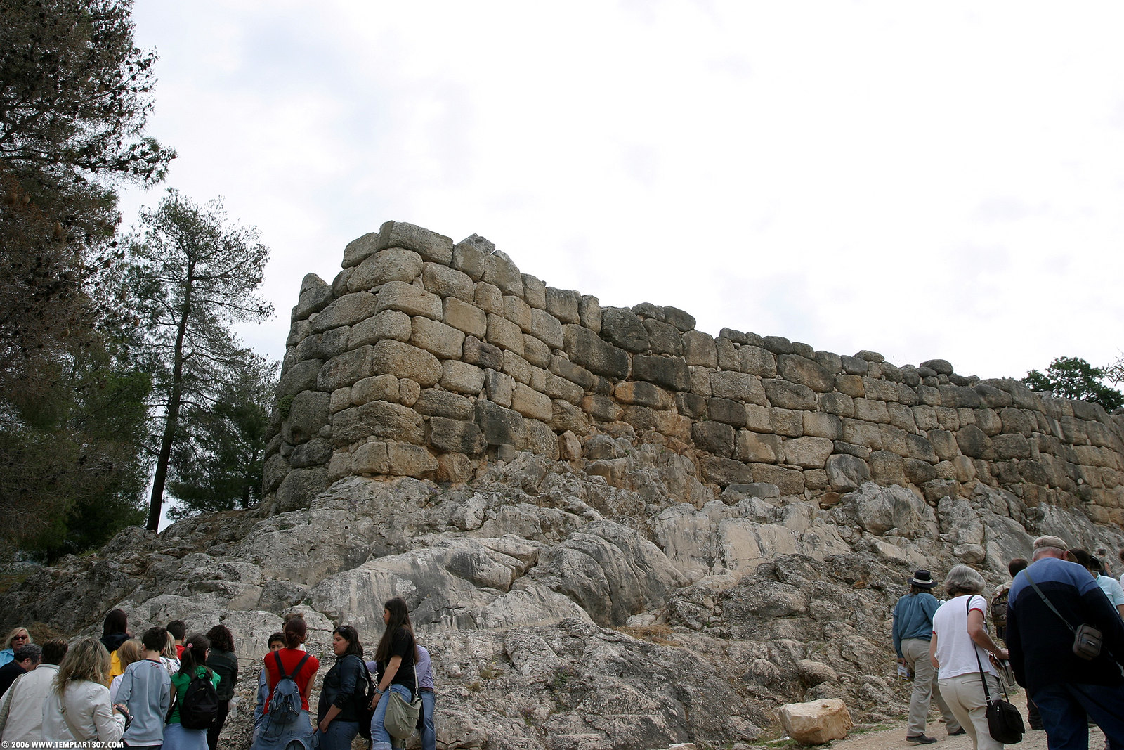 GR06 0125 Cyclopean Wall of  Mycenae