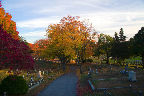 autumn sunset fall graveyard raw cemetary today worcesterma hopecemetary 0364