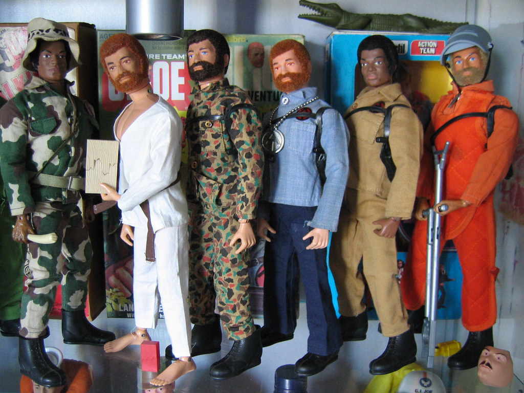 vintage, gijoe, toys, collection, actionfigures, actionman, actionteam.