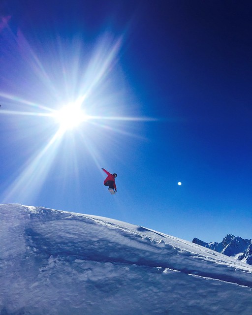 Snowboarding in Switzerland