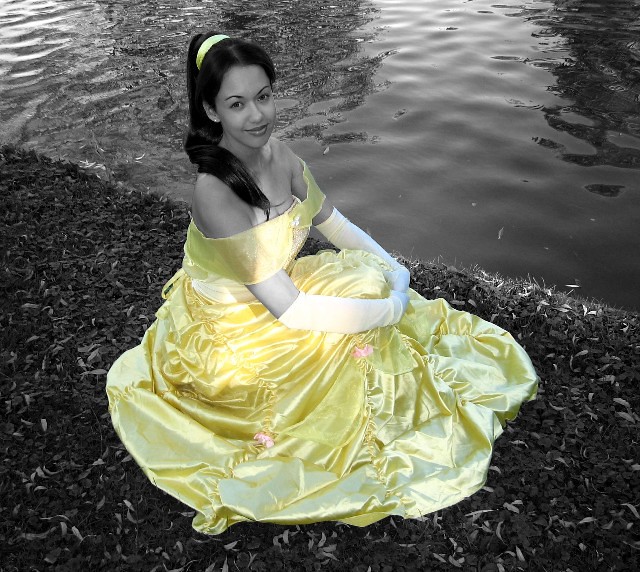 Princess Belle by the lake