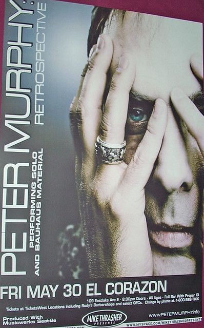 peter murphy bauhaus concert poster