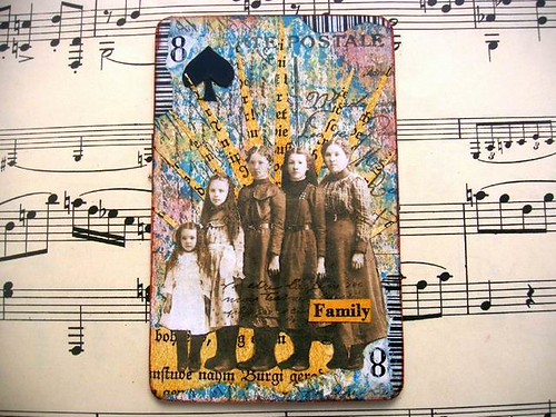 Altered Playing Card | by Sanja S.
