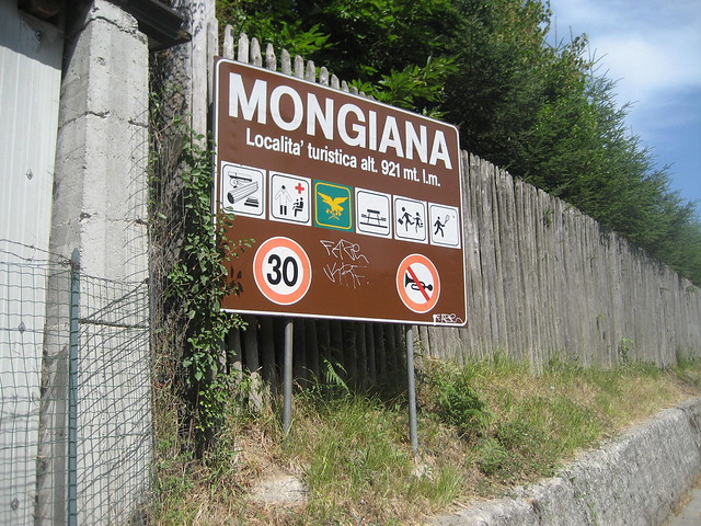 Cartello dI Mongiana