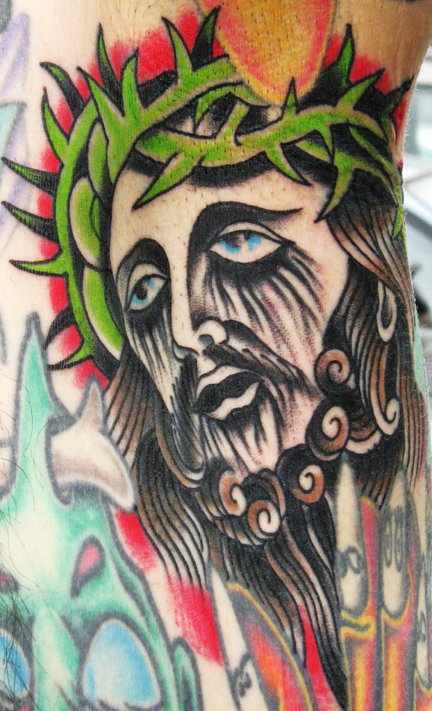 Black Metal Jesus Armpit Tattoo by Steve Byrne | Black Metal… | Flickr