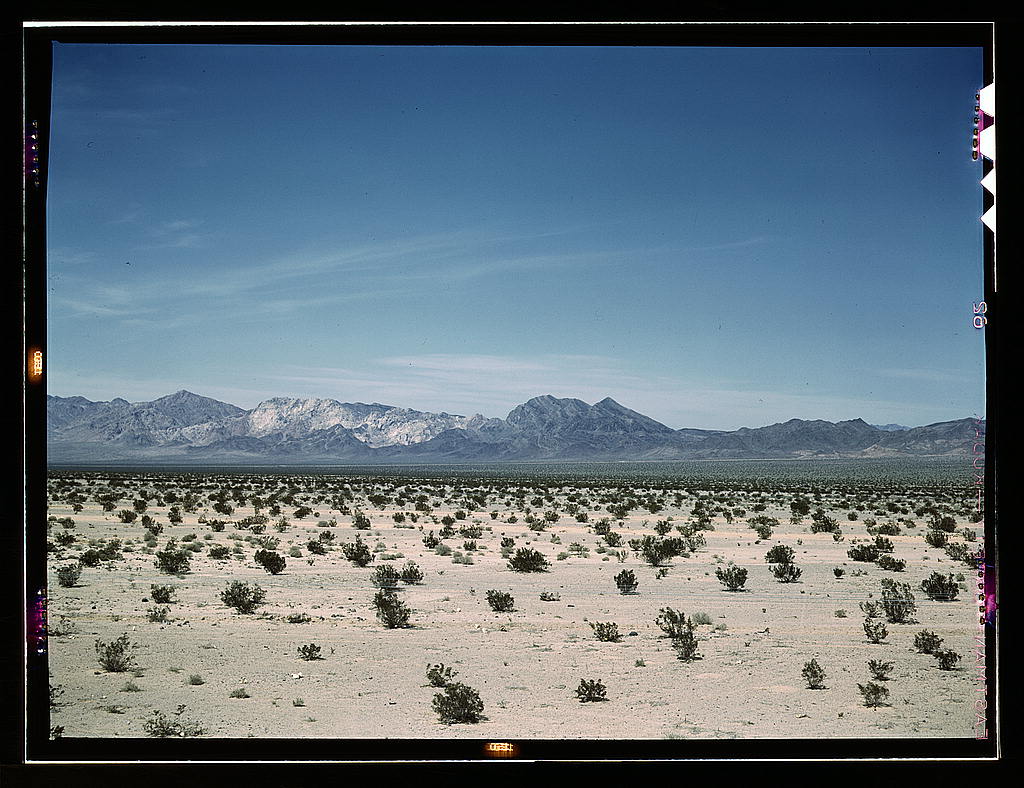 Mojave Desert country, crossed by the Santa Fe R.R., Cadiz… - Flickr